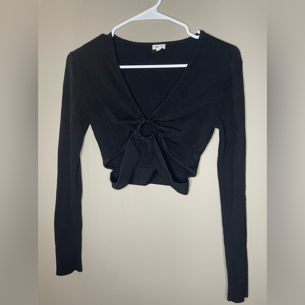 Garage Long Sleeve Crop Top Size S